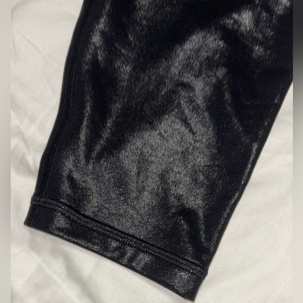 Athleta Elation Ultra High Rise Shine Legging 1X Black Shine - Picture 4 of 6